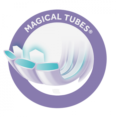 Magical tubes incontinence products